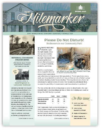 20200310 Spring Newsletter