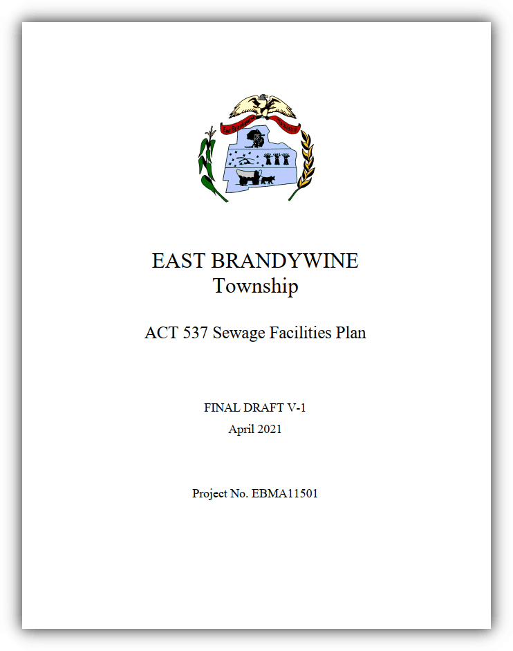 Cover of Act 537 Plan